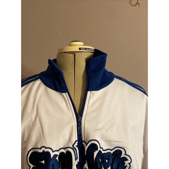 2004 Adidas Men's L Originals Sky Hook LA Lakers #33 Kareem Tracksuit Jacket - Picture 4 of 12